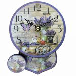 Ceas de perete Kring, Model Lavander