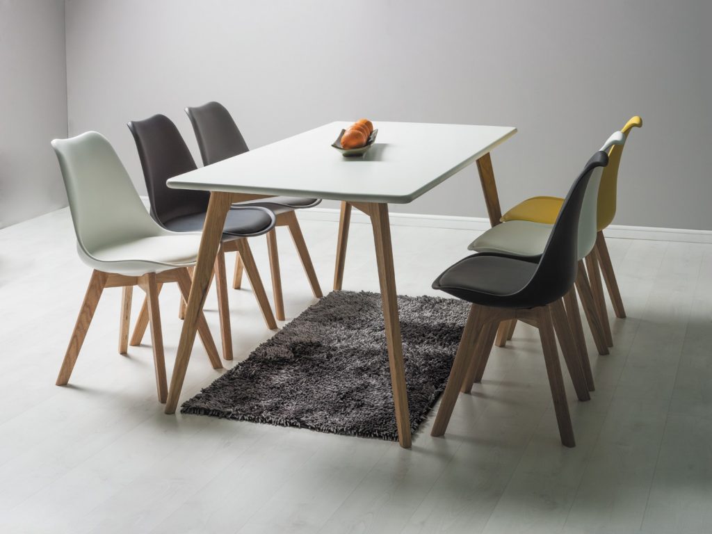 Set Masa Milan 160 + 6 scaune