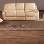 Canapea din piele naturala, 3 locuri cu 2 reclinere manuale (Model 2672)