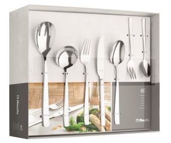 Set tacamuri Amefa, 40 piese, model Chopin, inox