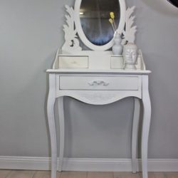 SEA39 - Set Masa alba toaleta cosmetica machiaj oglinda masuta vanity