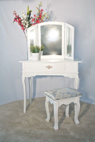 SEA44 - Set Masa alba toaleta cosmetica machiaj oglinda masuta vanity