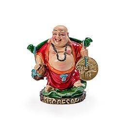 Buddha razand cu RU YI  SI Monede Chinezesti