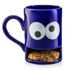 Cana cu suport pentru fursecuri - Mug Monster Blue | Donkey