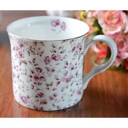 Katie Alice 'Ditsy White Floral Bone China Palace Mug |