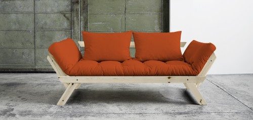 Canapea extensibila Bebop Unfinished Orange Canapea extensibila Bebop Unfinished Orange