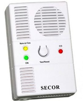 Detector de gaz metan si monoxid de carbon Secor 2000