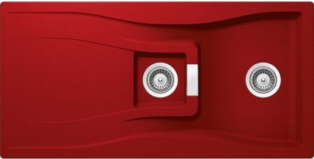 Chiuveta granit Schock Waterfall D-150 Rosu