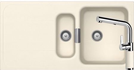 Kit chiuveta Schock Wembley D-150 si baterie Schock SC-540 cu Dus Extractibil