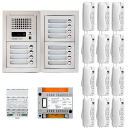 SET INTERFON CU 12 POSTURI DE INTERIOR AIPHONE GTA12E