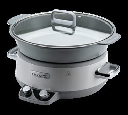 Crock-Pot Slow Cooker 6.0L DuraCeramic Saute