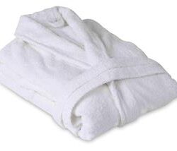 Halat de baie alb Somnart unisex 100% bumbac #231