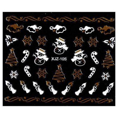 Abtibild unghii XJZ-105 Seara de Sarbatori