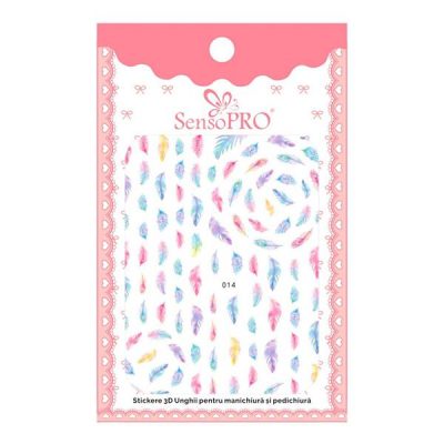 Abtibilduri unghii SensoPRO Art in Bloom, model 014