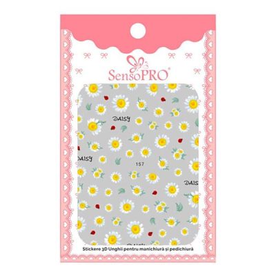 Abtibilduri unghii SensoPRO Art in Bloom, model 157