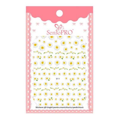 Abtibilduri unghii SensoPRO Art in Bloom, model HANYI 011