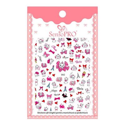 Abtibilduri unghii SensoPRO Cartoon Universe, model 082