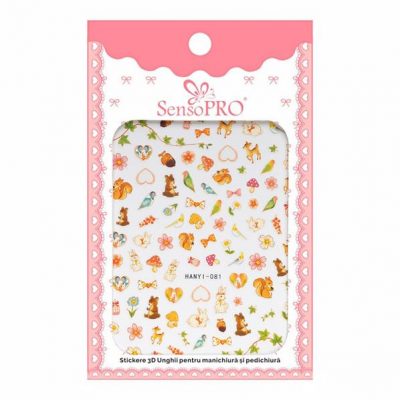 Abtibilduri unghii SensoPRO Cartoon Universe, model HANYI-081