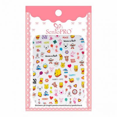 Abtibilduri unghii SensoPRO Cartoon Universe, model HANYI-092