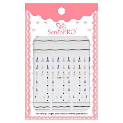 Abtibilduri unghii SensoPRO Exotic Summer, model HANYI-139