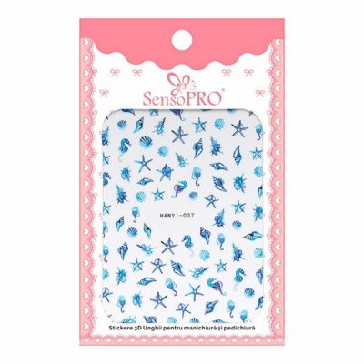 Abtibilduri unghii SensoPRO Summer Love, model HANYI-037