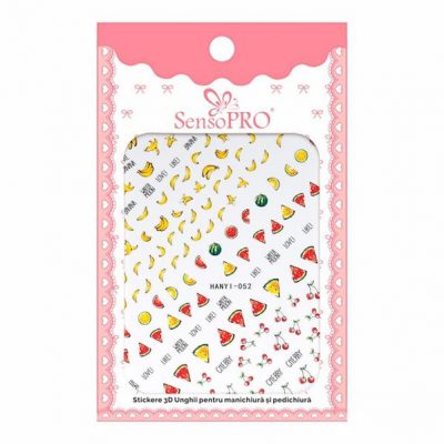 Abtibilduri unghii SensoPRO Summer Love, model HANYI-052