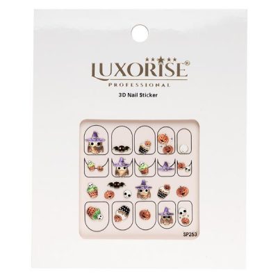 Folie Sticker 3D unghii Halloween LUXORISE- SP253
