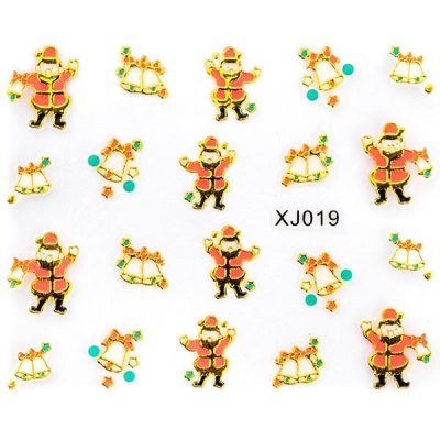 Folie Sticker 3D unghii, model xj019