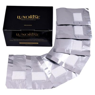 Folii Aluminiu Indepartare Oja Semipermanenta LUXORISE, 50 buc