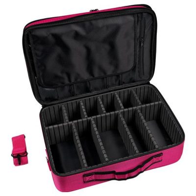 Geanta Manichiura Pink Travel Nail-Up Case