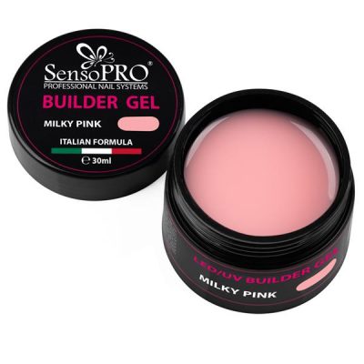 Gel Camuflaj Unghii SensoPRO Italia 30 ml - Milky Pink