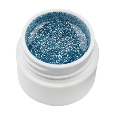Gel UV Color cu Sclipici ENS PRO #005 - Thousand Rubies