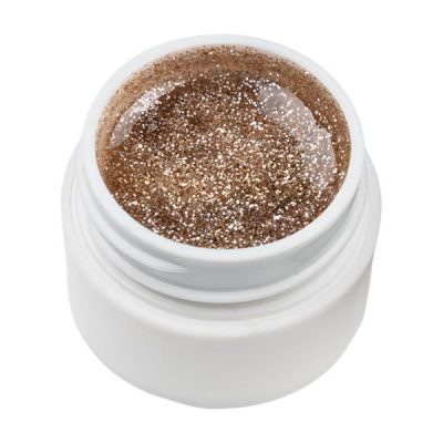 Gel UV Color cu Sclipici ENS PRO #010 - Gold Sunshine