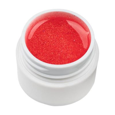 Gel UV Color cu Sclipici ENS PRO #030 - Red Gift