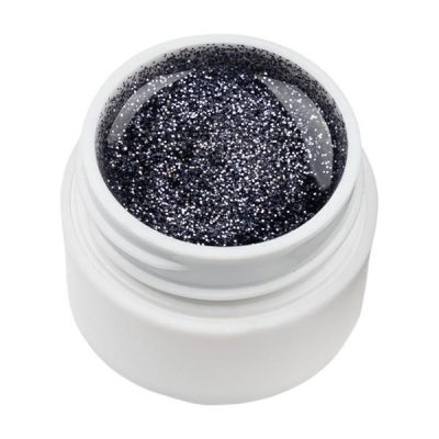 Gel UV Color cu Sclipici ENS PRO #035 - Charming Darkness