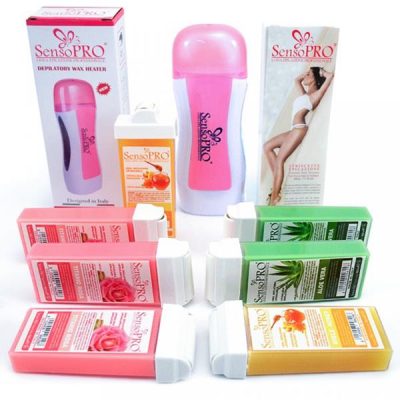 Kit Epilare Soft Pink + CADOU Rezerva Ceara aplicator ingust