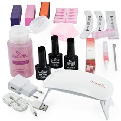 Kit Oja Semipermanenta One Step SensoPRO 10ml cu Lampa LUXORISE #29 + CADOU