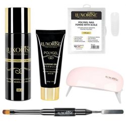 Kit PolyGel Nail Me Up cu Lampa #03 + Tipsuri CADOU