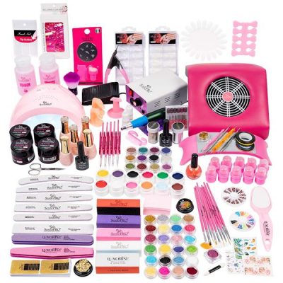 Kit Unghii False Duo cu Gel UV si Oja Semipermanenta SensoPRO 15ml - Promotie #33 + CADOU