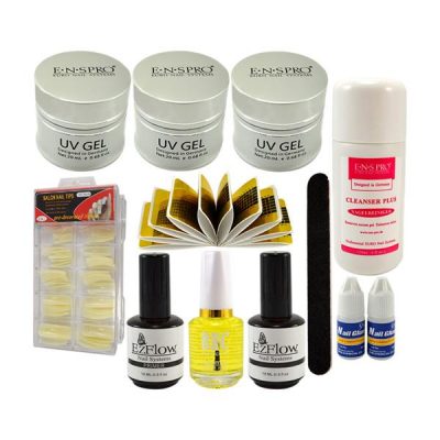 Kit Unghii False cu Gel UV ENS PRO Deluxe - Consumabile Promotie #31