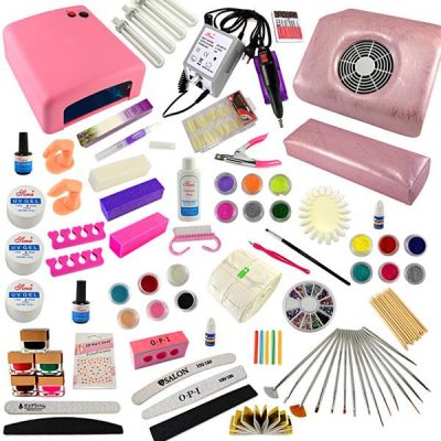 Kit Unghii False cu Gel UV - Promotie #24 + CADOU 15 Pensule Manichiura