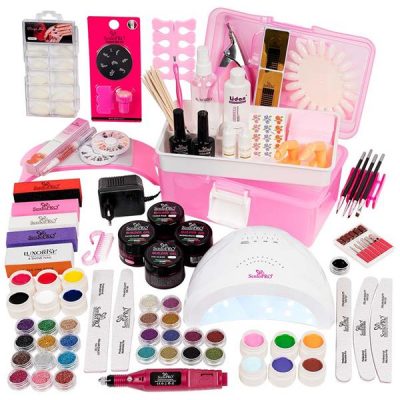 Kit Unghii False cu Gel UV SensoPRO 15ml - Promotie #39 + CADOU Geanta Manichiura