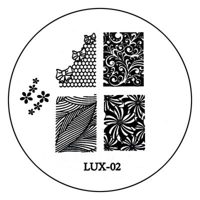 Matrita Metalica Stampila Unghii LUX-02 - Nature