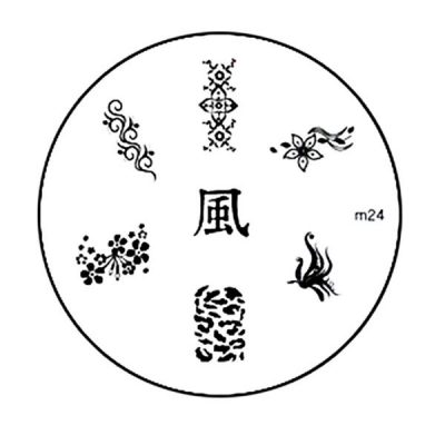 Matrita Metalica Stampila Unghii M24 - Fashion