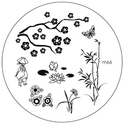 Matrita Metalica Stampila Unghii M66 - Nature