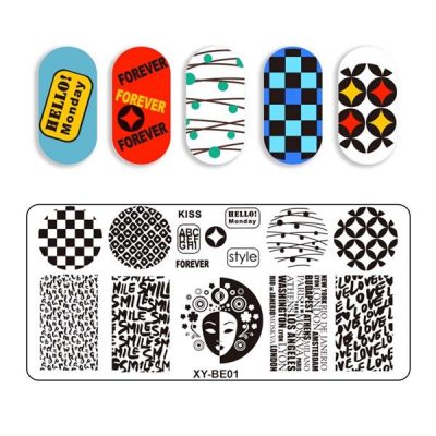 Matrita Metalica Stampila Unghii XY-BE01 - Fashion