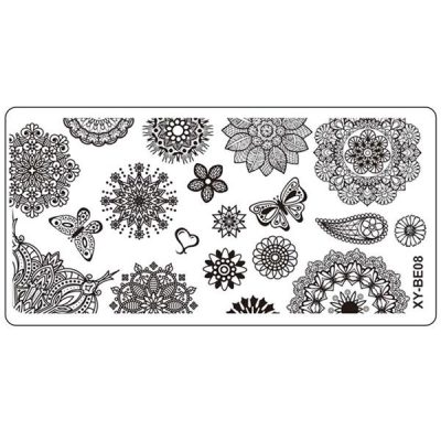 Matrita Metalica Stampila Unghii XY-BE08 - Mandala