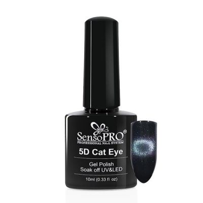 Oja Semipermanenta Cat Eye Gel 5D SensoPRO 10ml, #15 Aurora Borealis