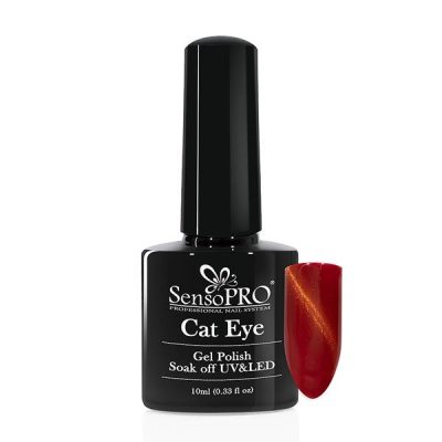 Oja Semipermanenta Cat Eye SensoPRO 10ml - #026 RubyRed
