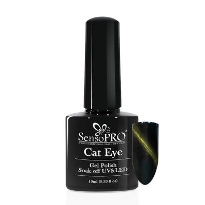 Oja Semipermanenta Cat Eye SensoPro 10ml - #043 Lucky Green